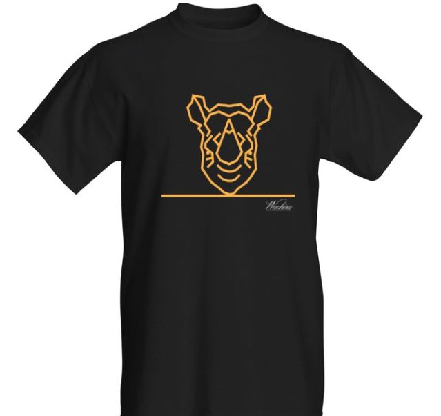 Wachira Unisex Rhino Short Sleeved T-shirt